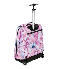INVICTA FANTASY GRS Sac &agrave; dos trolley &agrave; 2 roues, fixe fleur de marbre - Sacs &agrave; dos &agrave; roulettes - 6