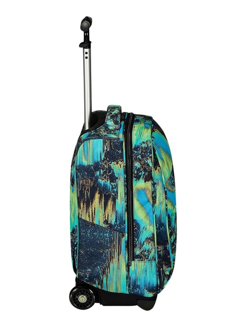 FANTASY GRS Sac &agrave; dos trolley &agrave; 2 roues, fixe bleu num&eacute;rique - Sacs &agrave; dos &agrave; roulettes