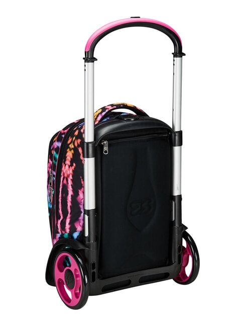 MULTI-SHADE GIRL Sac &agrave; dos trolley amovible &agrave; 2 roues Noir - Sacs &agrave; dos &agrave; roulettes
