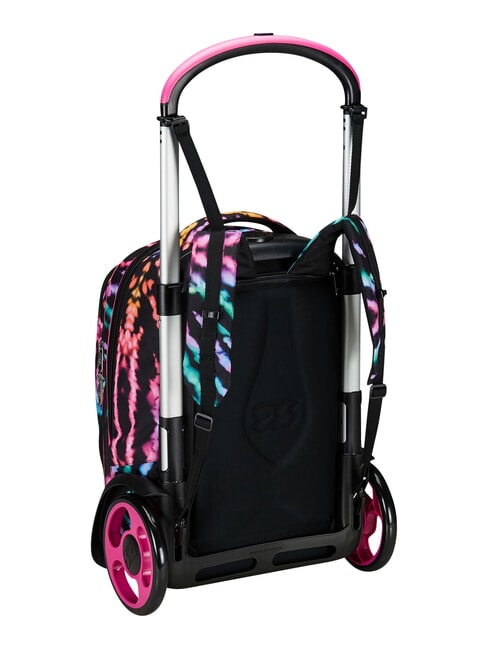 MULTI-SHADE GIRL Sac &agrave; dos trolley amovible &agrave; 2 roues Noir - Sacs &agrave; dos &agrave; roulettes