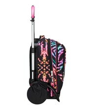 SEVEN MULTI-SHADE GIRL Sac &agrave; dos trolley amovible &agrave; 2 roues Noir - Sacs &agrave; dos &agrave; roulettes - 8