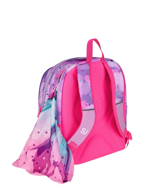 FABLE JOURNEY Sac &agrave; dos &agrave; double compartiment violet - Sacs &agrave; dos pour l'&Eacute;cole & les Loisirs