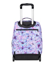 INVICTA FANTASY GRS Sac &agrave; dos trolley &agrave; 2 roues, fixe fleurs l&eacute;g&egrave;res - Sacs &agrave; dos &agrave; roulettes - 3