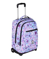 INVICTA FANTASY GRS Sac &agrave; dos trolley &agrave; 2 roues, fixe fleurs l&eacute;g&egrave;res - Sacs &agrave; dos &agrave; roulettes - 4