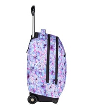 INVICTA FANTASY GRS Sac &agrave; dos trolley &agrave; 2 roues, fixe fleurs l&eacute;g&egrave;res - Sacs &agrave; dos &agrave; roulettes - 2