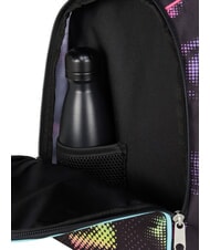 SEVEN OPTICAL SHADE GIRL Sac &agrave; dos trolley &agrave; 3 roues, amovible Noir - Sacs &agrave; dos &agrave; roulettes - 4