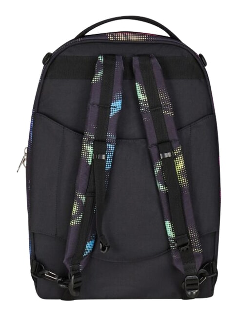 OPTICAL SHADE GIRL Sac &agrave; dos trolley &agrave; 3 roues, amovible Noir - Sacs &agrave; dos &agrave; roulettes