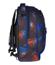 SEVEN OPTICAL SHADE BOY Sac &agrave; dos trolley &agrave; 3 roues, amovible bleu r&eacute;flexe - Sacs &agrave; dos &agrave; roulettes - 2