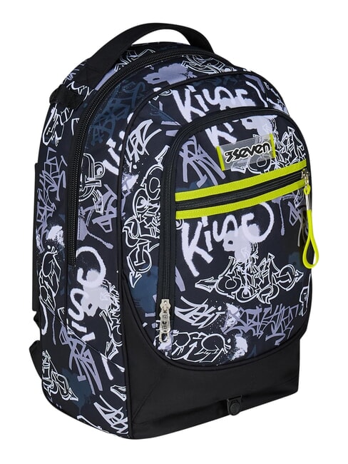 NEW TECH BOY Sac &agrave; dos trolley amovible &agrave; 2 roues steelgray - Sacs &agrave; dos &agrave; roulettes