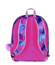 SJGANG SJ EVER MULTIHEART GIRL Sac &agrave; dos &agrave; double compartiment viole royale - Sacs &agrave; dos pour l'&Eacute;cole & les Loisirs - 3
