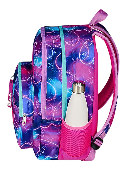 SJ EVER MULTIHEART GIRL Sac &agrave; dos &agrave; double compartiment viole royale - Sacs &agrave; dos pour l'&Eacute;cole & les Loisirs