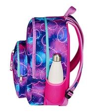 SJGANG SJ EVER MULTIHEART GIRL Sac &agrave; dos &agrave; double compartiment viole royale - Sacs &agrave; dos pour l'&Eacute;cole & les Loisirs - 5