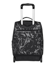 INVICTA FANTASY GRS Sac &agrave; dos trolley &agrave; 2 roues, fixe noir d&eacute;goulinant - Sacs &agrave; dos &agrave; roulettes - 3