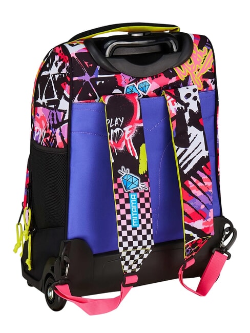 URBAN QUEEN Sac &agrave; dos trolley &agrave; 2 roues, fixe cmi10 - Sacs &agrave; dos &agrave; roulettes