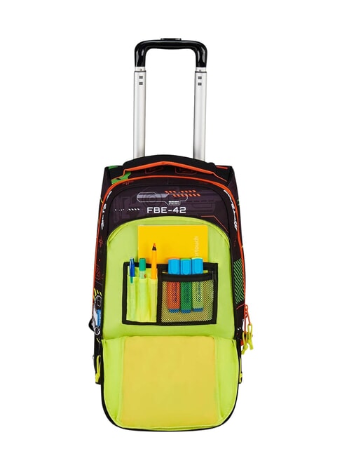 FLUO BATTLE Sac &agrave; dos trolley &agrave; 2 roues, fixe cmi8 - Sacs &agrave; dos &agrave; roulettes