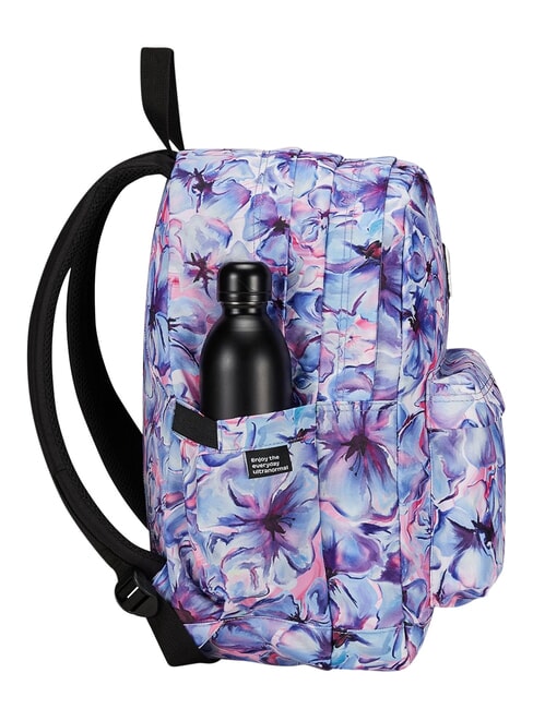 NEW WAY Sac &agrave; dos &agrave; double compartiment fleurs l&eacute;g&egrave;res - Sacs &agrave; dos pour l'&Eacute;cole & les Loisirs