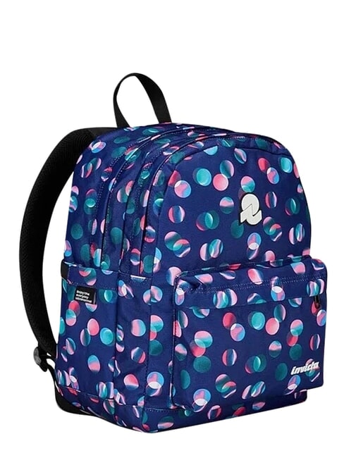 NEW WAY Sac &agrave; dos &agrave; double compartiment bonbons &agrave; pois - Sacs &agrave; dos pour l'&Eacute;cole & les Loisirs