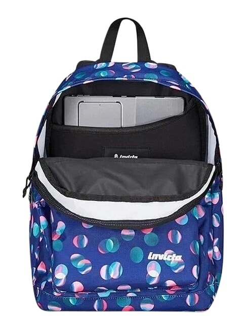 NEW WAY Sac &agrave; dos &agrave; double compartiment bonbons &agrave; pois - Sacs &agrave; dos pour l'&Eacute;cole & les Loisirs
