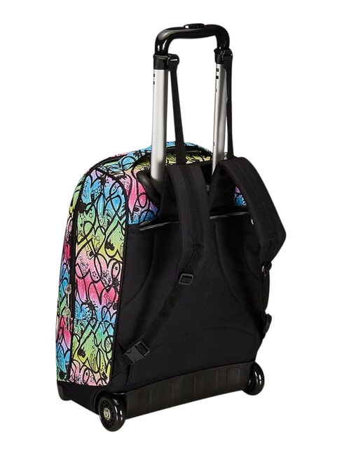 JUMPLOVE Sac &agrave; dos trolley &agrave; 2 roues, fixe RHODAMINE RED - Sacs &agrave; dos &agrave; roulettes