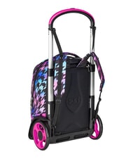 SEVEN GLOW LOVE Sac &agrave; dos trolley amovible &agrave; 2 roues Noir - Sacs &agrave; dos &agrave; roulettes - 5