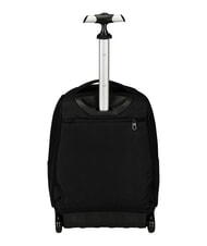 INVICTA SOLID GRS Sac &agrave; dos trolley &agrave; 2 roues, fixe Noir - Sacs &agrave; dos &agrave; roulettes - 3