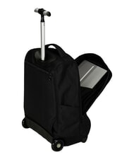 INVICTA SOLID GRS Sac &agrave; dos trolley &agrave; 2 roues, fixe Noir - Sacs &agrave; dos &agrave; roulettes - 6