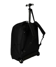 INVICTA SOLID GRS Sac &agrave; dos trolley &agrave; 2 roues, fixe Noir - Sacs &agrave; dos &agrave; roulettes - 7