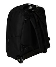 INVICTA SOLID GRS Sac &agrave; dos trolley &agrave; 2 roues, fixe Noir - Sacs &agrave; dos &agrave; roulettes - 9