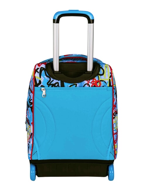 JUNIOR Sac &agrave; dos trolley &agrave; 2 roues, fixe Noir - Sacs &agrave; dos &agrave; roulettes