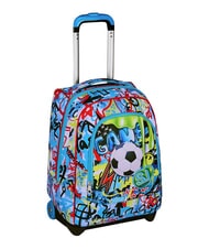 SJGANG JUNIOR Sac &agrave; dos trolley &agrave; 2 roues, fixe Noir - Sacs &agrave; dos &agrave; roulettes - 4