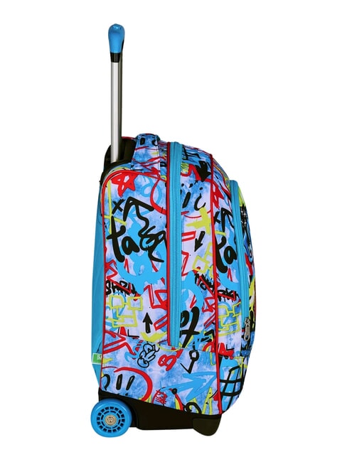 JUNIOR Sac &agrave; dos trolley &agrave; 2 roues, fixe Noir - Sacs &agrave; dos &agrave; roulettes