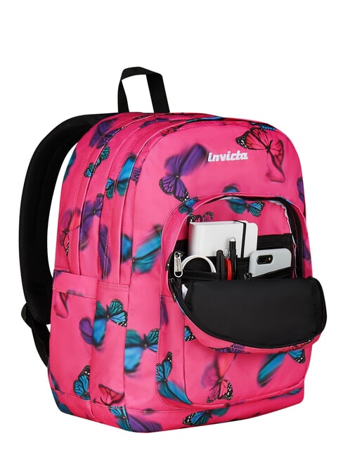 NEW WAY Sac &agrave; dos &agrave; double compartiment papillon volant - Sacs &agrave; dos pour l'&Eacute;cole & les Loisirs