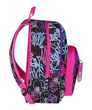 SJGANG SJ EVER FIXSTAR GIRL Sac &agrave; dos &agrave; double compartiment Noir - Sacs &agrave; dos pour l'&Eacute;cole & les Loisirs - 2