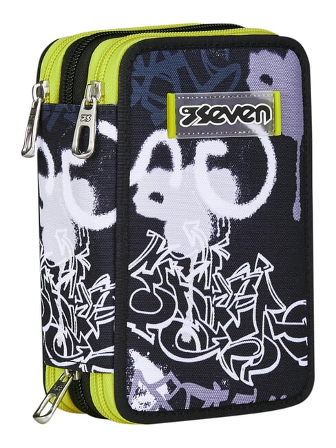 GET TOGETHER Trousse &agrave; crayons &agrave; 3 fermetures &eacute;clair steelgray - &Eacute;tuis et Accessoires