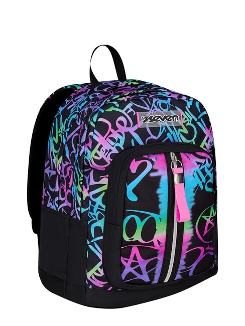 LOVELY ELEMENTS Sac &agrave; dos &agrave; double compartiment fuxiafluo - Sacs &agrave; dos pour l'&Eacute;cole & les Loisirs