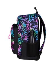 SEVEN LOVELY ELEMENTS Sac &agrave; dos &agrave; double compartiment fuxiafluo - Sacs &agrave; dos pour l'&Eacute;cole & les Loisirs - 5