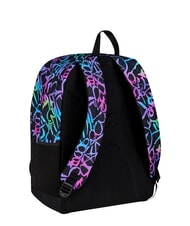 SEVEN LOVELY ELEMENTS Sac &agrave; dos &agrave; double compartiment fuxiafluo - Sacs &agrave; dos pour l'&Eacute;cole & les Loisirs - 6