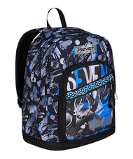 SEVEN HUE E WRITES Sac &agrave; dos &agrave; double compartiment bleu r&eacute;flexe - Sacs &agrave; dos pour l'&Eacute;cole & les Loisirs - 4