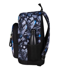 SEVEN HUE E WRITES Sac &agrave; dos &agrave; double compartiment bleu r&eacute;flexe - Sacs &agrave; dos pour l'&Eacute;cole & les Loisirs - 5