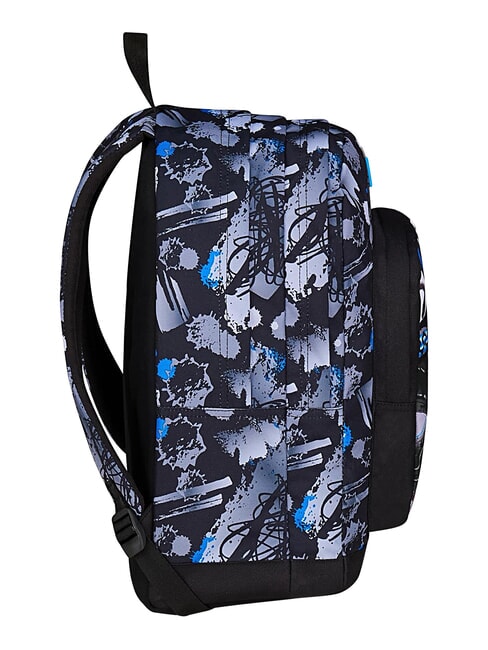 HUE E WRITES Sac &agrave; dos &agrave; double compartiment bleu r&eacute;flexe - Sacs &agrave; dos pour l'&Eacute;cole & les Loisirs