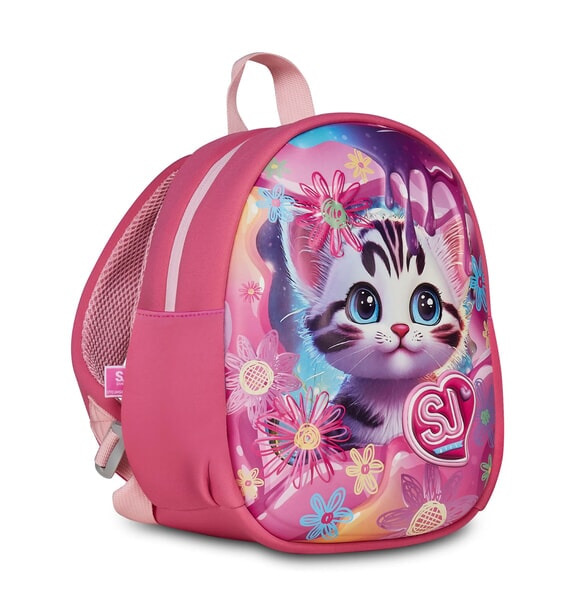 FANCY ANIMALS Petit sac &agrave; dos avec poche lat&eacute;rale FOR&Ecirc;T RAY&Eacute;E NOIRE - Sacs &agrave; dos pour l'&Eacute;cole & les Loisirs