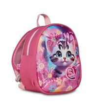 SJGANG FANCY ANIMALS Petit sac &agrave; dos avec poche lat&eacute;rale FOR&Ecirc;T RAY&Eacute;E NOIRE - Sacs &agrave; dos pour l'&Eacute;cole & les Loisirs - 2