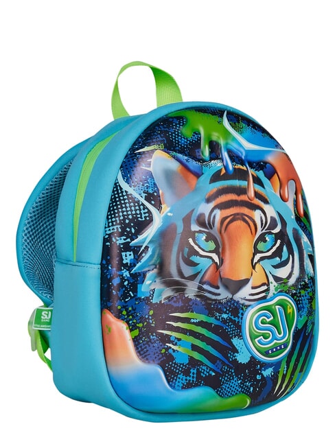 FANCY ANIMALS Petit sac &agrave; dos avec poche lat&eacute;rale turquoise vif - Sacs &agrave; dos pour l'&Eacute;cole & les Loisirs