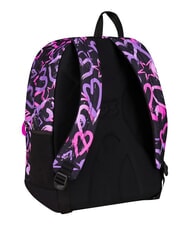 SEVEN LOVELY ELEMENTS Sac &agrave; dos &agrave; double compartiment fraise rose - Sacs &agrave; dos pour l'&Eacute;cole & les Loisirs - 6