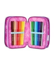 SEVEN GLOOMY HEART Trousse &agrave; crayons &agrave; 3 fermetures &eacute;clair Bluedeep - &Eacute;tuis et Accessoires - 2