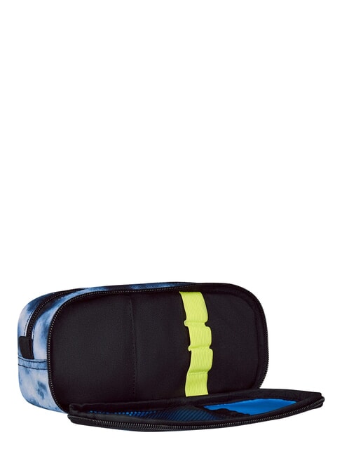 SHADY DYE BOY Trousse &agrave; crayons, double pochette gris mystique - &Eacute;tuis et Accessoires