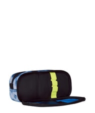 SEVEN SHADY DYE BOY Trousse &agrave; crayons, double pochette gris mystique - &Eacute;tuis et Accessoires - 2