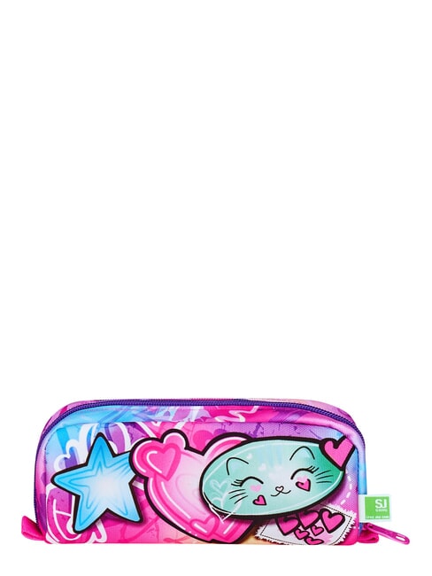 TINYPATCH GIRL &Eacute;tui &agrave; enveloppe FOR&Ecirc;T RAY&Eacute;E NOIRE - &Eacute;tuis et Accessoires