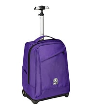 INVICTA SOLID GRS Sac &agrave; dos trolley &agrave; 2 roues, fixe violet royal - Sacs &agrave; dos &agrave; roulettes - 3