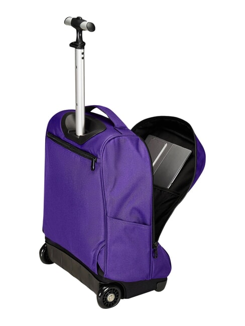 SOLID GRS Sac &agrave; dos trolley &agrave; 2 roues, fixe violet royal - Sacs &agrave; dos &agrave; roulettes